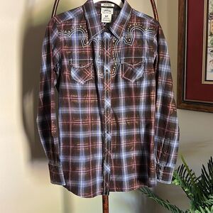ARIAT Fitted Plaid Cowboy Shirt